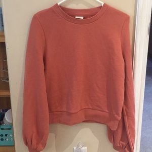 coral long sleeve top! BRAND NEW w/ tag!